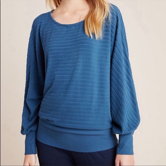 Anthropologie Saturday Sunday Velvet Pullover Top Sz XS - Picture 1 of 11